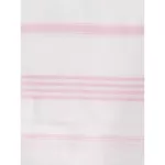 Ręcznik bawełniany hammam biały / różowy 170x100 cm Ottomania - 2