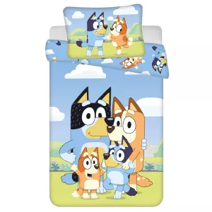 Pościel bawełna 100x135 + 40x60 Bluey