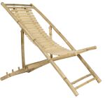 Leżak bambusowy w kolorze naturalnym Ib Laursen - 2