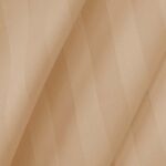 Pościel satyna bambusowo-bawełniana (P) STRIPE BEIGE/160x200 +2x70x80 z listwą +4x40x40 BAMBOO - 4