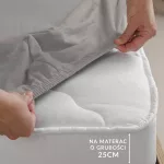 Prześcieradło jersey elastan z gumką 59 BLEI/POPIEL/90x200x30 - 6