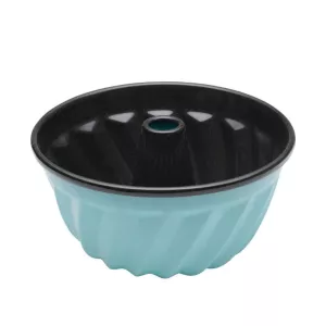 Forma do babki emaliowana 22 cm niebieska Riess