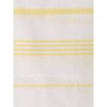 Ręcznik bawełniany hammam biały/żółty 170x100 cm Ottomania - 2