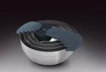 JJ-Zestaw misek i miarek Nest 9 Plus Steel 100 Col - 11