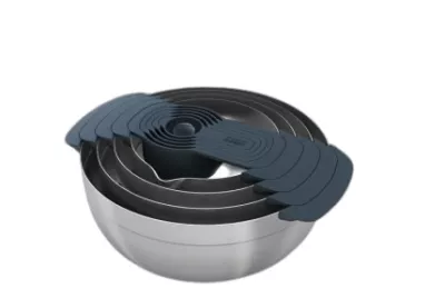 JJ-Zestaw misek i miarek Nest 9 Plus Steel 100 Col