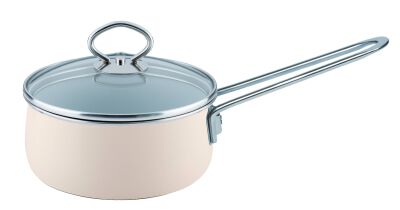 Rondel ceramiczny z pokrywką 1l kremowy Riess Avorio seria Premium