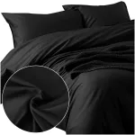Pościel satyna bawełniana CZARNY 04000966/220x200 - 2