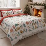 Pościel bawełniana 140x200 + 70x90 świąteczna wzór 080 - 5