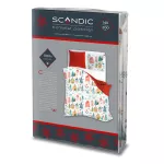 Pościel bawełniana 140x200 + 70x90 świąteczna wzór 080 - 2