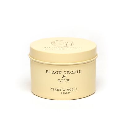 CM-Świeczka Travel 90gr. Black Orchid and Lily