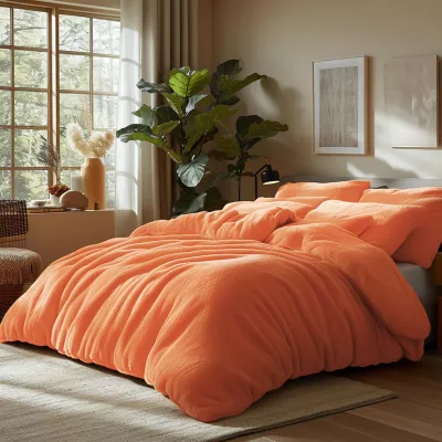 Pościel frotte łosoś 003/160x200