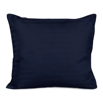 Poszewka satyna bawełna CIZGILI NAVY BLUE/70x80.