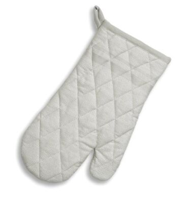 KELA-Rękawica kuchenna z wzorem jasnoszara Tia