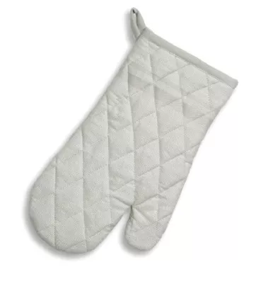 KELA-Rękawica kuchenna z wzorem jasnoszara Tia