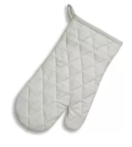 KELA-Rękawica kuchenna z wzorem jasnoszara Tia