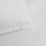 Poszewka hotelowa na zakładkę PASY 4mm biała/70x80 - 4