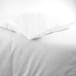 Poszewka hotelowa na zakładkę PASY 4mm biała/70x80 - 5
