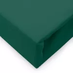Prześcieradło jersey elastan z gumką GREEN/ZIELONY/90x200x30 - 3