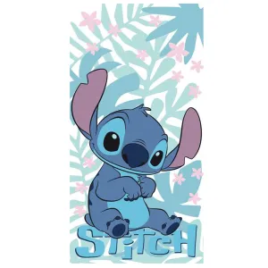 Ręcznik bawełniany 70x140 Lilo i Stitch palmy