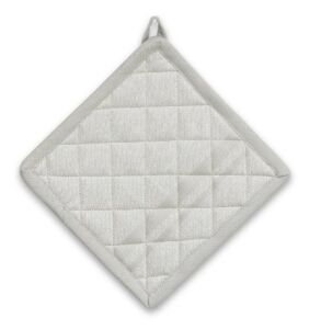 KELA-Łapka kuchenna z wzorem jasnoszara Tia