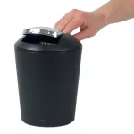 KELA-Kosz z uchylną pokrywą 1,7l. czarny Marta - 5