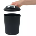 KELA-Kosz z uchylną pokrywą 1,7l. czarny Marta - 6