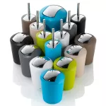 KELA-Kosz z uchylną pokrywą 1,7l. czarny Marta - 8