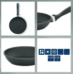 KELA-Patelnia 18cm czarna Kerros - 2