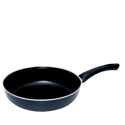 Patelnia ceramiczna Z POKRYWKĄ czarna 28 cm Riess Black Magic