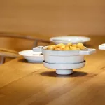 Durszlak emaliowany Aromapots oberżyna 20 cm Riess - 4