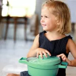 Durszlak emaliowany Aromapots oberżyna 20 cm Riess - 7