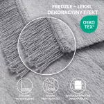 Koc T Bawełniany/BA896/150x200 j.popiel - 9