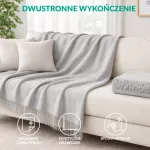 Koc T Bawełniany/BA896/150x200 j.popiel - 11