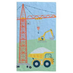 Ręcznik przedszkolny dla dziecka 30x50 Koparka - 2