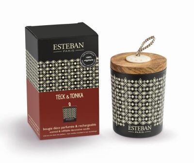 ES-Świeca zapachowa dekoracyjna180g Teck and Tonka