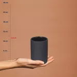 KELA-Kubek toaletowy czarny Sana - 3