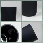 KELA-Kubek toaletowy czarny Sana - 4