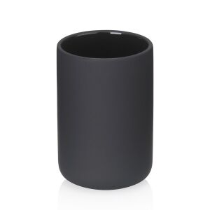 KELA-Kubek toaletowy czarny Sana