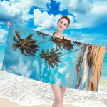 Ręcznik plażowy mikrofibra 100x180 H128 - 4