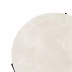 Savoye Coffee Table 90 cm Diam. Ceramic Beige - 3