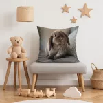 Poszewka velvet 40x40 Królik (235048) - 3