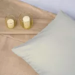 Poszewka satyna bawełna srebrny błękit 143204Z/40x40. - 2