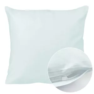 Poszewka satyna bawełna srebrny błękit 143204Z/40x40.