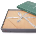 Pościel satyna bambusowo-bawełniana (P) STRIPE BEIGE/220x200 +2x70x80 z listwą +4x40x40 BAMBOO - 5