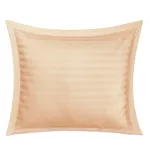 Pościel satyna bambusowo-bawełniana (P) STRIPE BEIGE/220x200 +2x70x80 z listwą +4x40x40 BAMBOO - 7