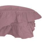 Poszewka bawełniana komplet PALE MAUVE/2x40x40 STONEWASHED - 2