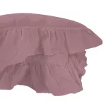 Poszewka bawełniana komplet PALE MAUVE/2x40x40 STONEWASHED - 2