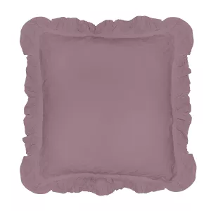 Poszewka bawełniana komplet PALE MAUVE/2x40x40 STONEWASHED