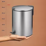 KELA-Kosz na śmieci 5l stalowy Mats - 6