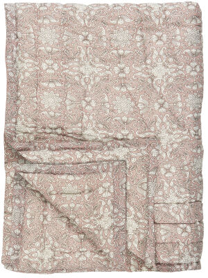 Kołdra bawełniana Luna 130x170 cm w malva/białym wzorze Ib Laursen